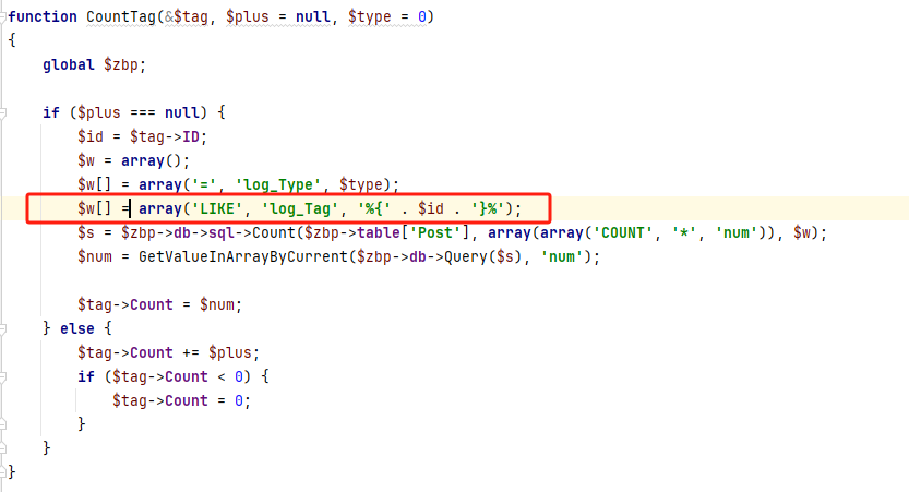 zblog的tag表文章id是｛2｝｛4｝｛6｝存储 查询方法 like 啊 